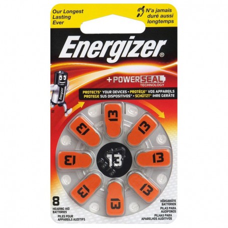 Energizer, Energizer 13 / PR48 1.45V Hearing Aid Battery, EOL, BL287-CB