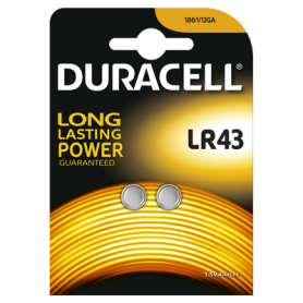 Duracell, Duracell G12 / LR43 / 186 battery (Duo Blister), Button cells, BS268-CB