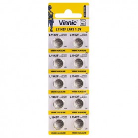 Vinnic - Vinnic G12 / AG12 / L1142 / LR43 / 186 / V12GA / RW84 / D186 1.5V battery - Button cells - BL290-CB