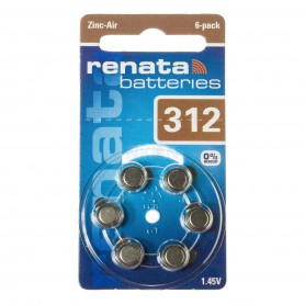 Renata - Renata ZA 312 Gehoorapparaat batterijen - EOL - NK403-CB