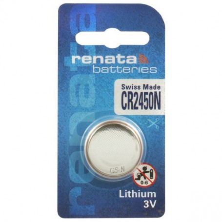 Renata, Renata CR2450N 3V Lithium button cell battery, Button cells, NK405-CB