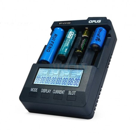 Opus, Opus BT-C3100 (version 2.2) Intelligent Li-ion / NiCd / NiMH battery charger, Battery chargers, BTC3100