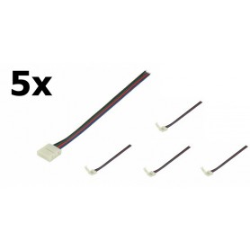 Oem - 10mm 4 Pin RGB-Anschlusskabel - 5 Stücke - LED connectors - LSCC28