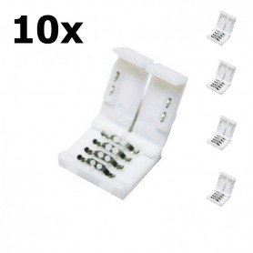 Oem - (10 pezzi) Connettore PCB da 10 mm a 4 pin - LED connectors - LSC04