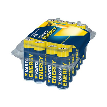 Varta, 24-Pack - AA R6 Varta Energy Alkaline battery, Size AA, BS320-CB