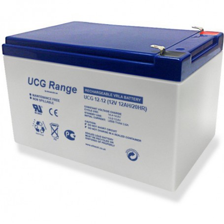 Ultracell, Ultracell Deep Cycle Gel UCG 12V 12000mAh Rechargeable Lead Acid Battery, Battery Lead-acid , NK420