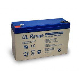 Ultracell - Ultracell VRLA / Loodaccu 10000mAh 6V (UL10.0-6) -  - BS331