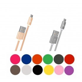 HOCO - Hoco Knitted X2 Câble USB vers micro-USBicro USB to USB 2.0 Data Cable - USB to Micro USB cables - H100169-CB