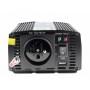 Green Cell - 500W DC 24V a AC 230V Convertidor convertidor de corriente con USB - Inversores de batería - GC004