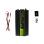 Green Cell - 1000W DC 24V naar AC 230V met USB Stroom Inverter Converter - Pure/Full Sine Wave - Batterij omvormers - GC013