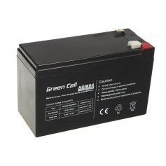 Green Cell 12V 7Ah (6.3mm) 7000mAh VRLA AGM accu