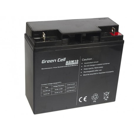 Green Cell - Green Cell 12V 20Ah (11mm) 20000mAh AGM VRLA Batteria -  - GC040