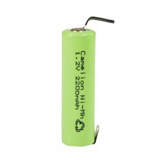 Camelion AA R6 2200mAh with U-solder lips 1.2V NimH Rechargeable