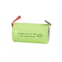 Camelion D/LR20 8000mAh avec lèvres U-Soudure 1.2V NimH rechargeable