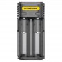 NITECORE, NITECORE Q2 2-Bay 2A Quick Battery Charger for Li-ion IMR, Battery chargers, NK472-CB