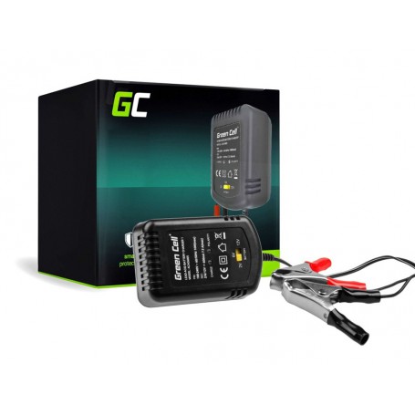 Green Cell, Green Cell 2V / 6V / 12V 0.6A battery charger with clip terminals, Battery chargers, GC048