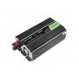 Green Cell - 500W DC 12 V bis AC 230V mit USB-Wechselrichter - Batterie-Wechselrichter - GC065