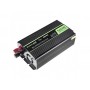 Green Cell, 500W DC 12V to AC 230V with USB Current Inverter Converter, Battery inverters, GC065