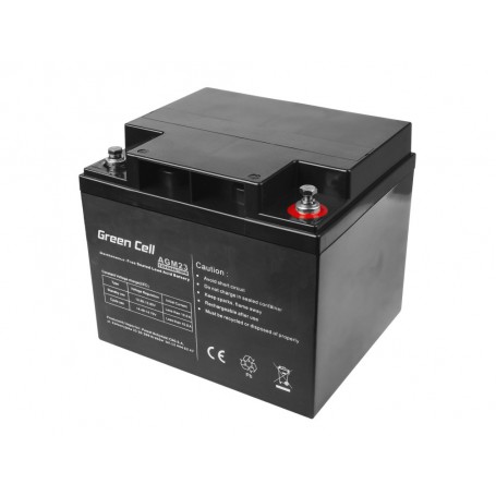 Green Cell - Green Cell 12V 44Ah VRLA AGM Batería con terminal B4 - Battery Lead-acid  - GC058