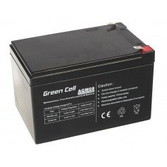 Green Cell 12V 14Ah (6.3mm) 14000mAh VRLA AGM Batterie