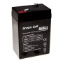 Green Cell - Green Cell 6V 5Ah (4.6mm) 5000mAh VRLA AGM accu -  - GC055