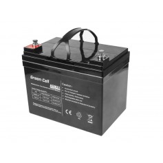 Green Cell, Green Cell 12V 33Ah VRLA AGM Battery with B3 Terminal, Battery Lead-acid , GC057