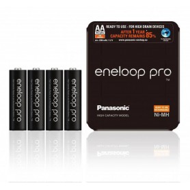 Eneloop, Panasonic eneloop PRO Sliding AA R6 2550mAh 1.2V Rechargeable Battery, Size AA, NK437-CB