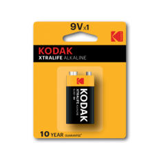 Kodak, Batería Kodak XTRALIFE Alkaline 6LR61 9V, Other formats, BS410-CB