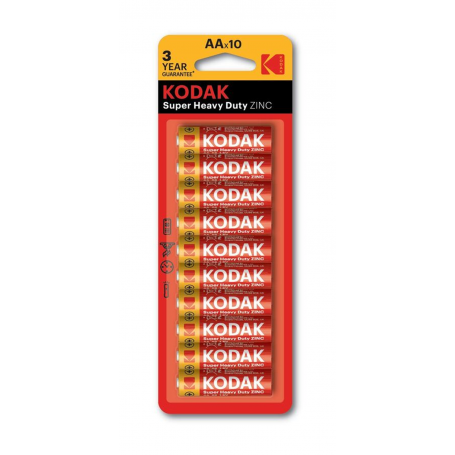 Kodak - Kodak ZINC Super Heavy Duty LR6 / AA / R6 / MN 1500 1.5V battery - Size AA - BS413-CB