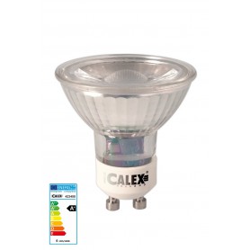 Calex - 6W GU10 Calex Warm Wit COB LED 240V 430lm 2700K - Dimbaar - GU10 LED - CA0995-CB