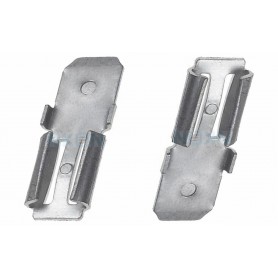 Oem - 2x Terminale adattatore pinza per batteria al piombo - da 4,74 mm a 6,35 mm (da F1 a F2) - Battery accessories - NK439