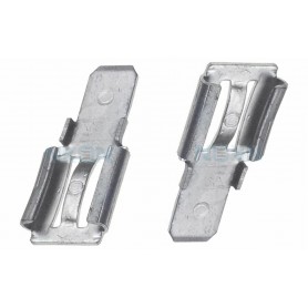 Oem - 2x Terminale adattatore pinza per batteria al piombo - da 6,35 mm a 4,74 mm (da F2 a F1) - Battery accessories - NK440