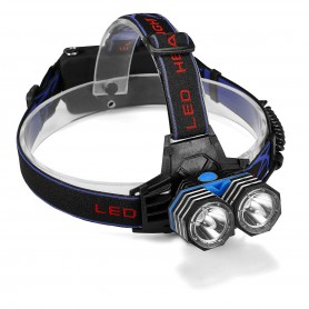 Oem - Satellite 2x 2000Lm CREE XM-L T6 LED hoofdlamp -  - HLP0017