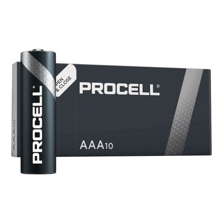 Duracell, PROCELL AAA LR03 (Duracell Industrial) alkaline battery, Size AAA, NK443-CB