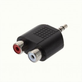 Oem - Tulp Jack 3.5mm Adapter Converter Stereo 2x Composite 6043 -  - 6043