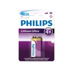 PHILIPS, Batería Philips Lithium Ultra 1200mAh 9V E-Block 6FR61, Other formats, BS430-CB