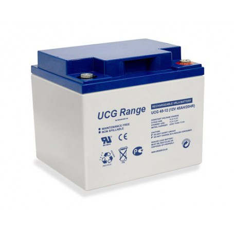 Ultracell, Batteria al piombo ricaricabile Ultracell DCGA / Deep Cycle Gel UCG 12V 45000mAh, Piombo-acido (AGM e Gel) Batteri...