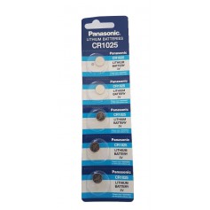 Panasonic Lithium CR1025 3V battery (Blister of 5 pieces)