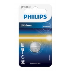 Philips CR1632 3V lithium button cell battery