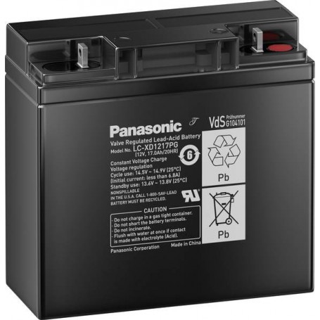 Panasonic - Panasonic LC-XD1217PG Oplaadbaar Loodaccu 12V / 17Ah / 20HR -  - NK458
