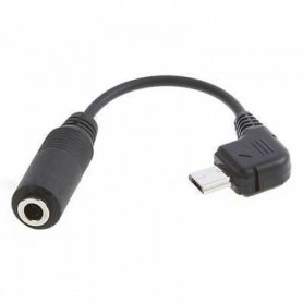 Oem - Micro USB Male naar Audio 3.5mm Female kabel adapter - Audio adapters - AL189