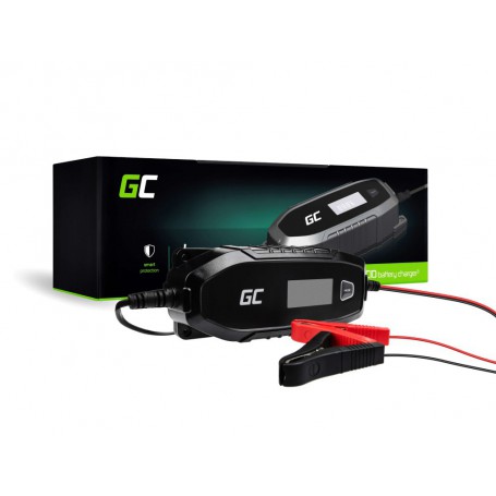 Green Cell, Chargeur Green Cell 4A 48W pour batteries 6V / 12V avec affichage de diagnostic, Battery Chargers, GC087