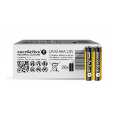 EverActive - 40x-Pack everActive Industrial LR03 / AAA / R03 1.5V 1100mAh alkaline batterij - AAA formaat - BL350