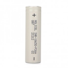 Molicel, Molicel INR18650-P26A 2600mAh - 35A, Size 18650, NK488