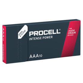 Duracell, PROCELL Intense Alkaline AAA LR03 (Duracell Industrial) 1.5V 1465mAh, Size AAA, BS471