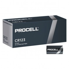 Duracell, 10x Procell CR123 3V batería de litio, Other formats, BS474