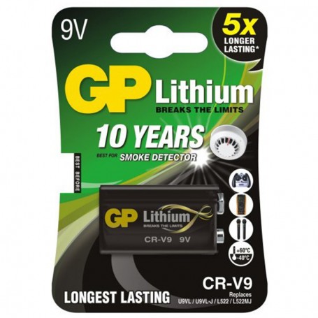 GP, GP Lithium 9V/FR9 CR-9V 800mAh, Other formats, BL358