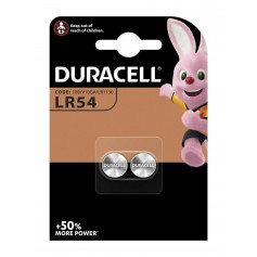 Duracell G10 / LR54 / 189 / AG10 button cell battery (Duo Blister)