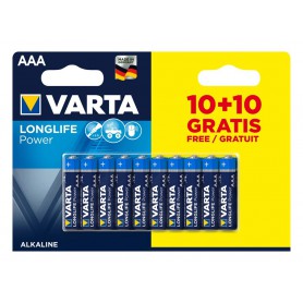 Varta, 10+10 FREE - AAA LR03 Varta Longlife Power alkaline battery 1.5V, Size AAA, BS481