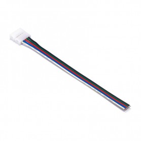 Oem - 12mm 5 Pin RGBW RGBWW LED Click to Wire 15cm Cavo connettore - LED connectors - LSCC62